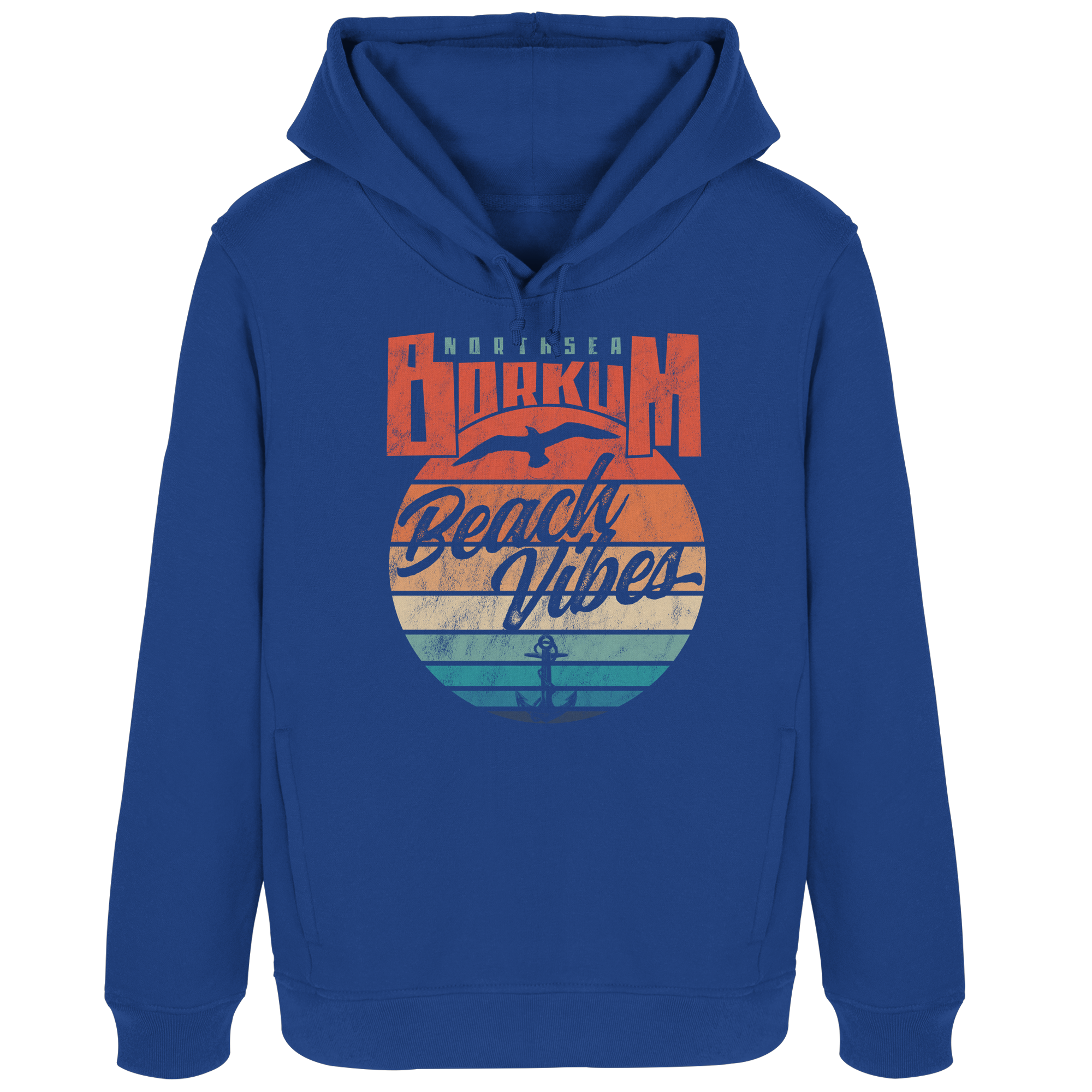 Borkum Beach Vibes - Damen Bio Hoodie - Kiebitzdelle