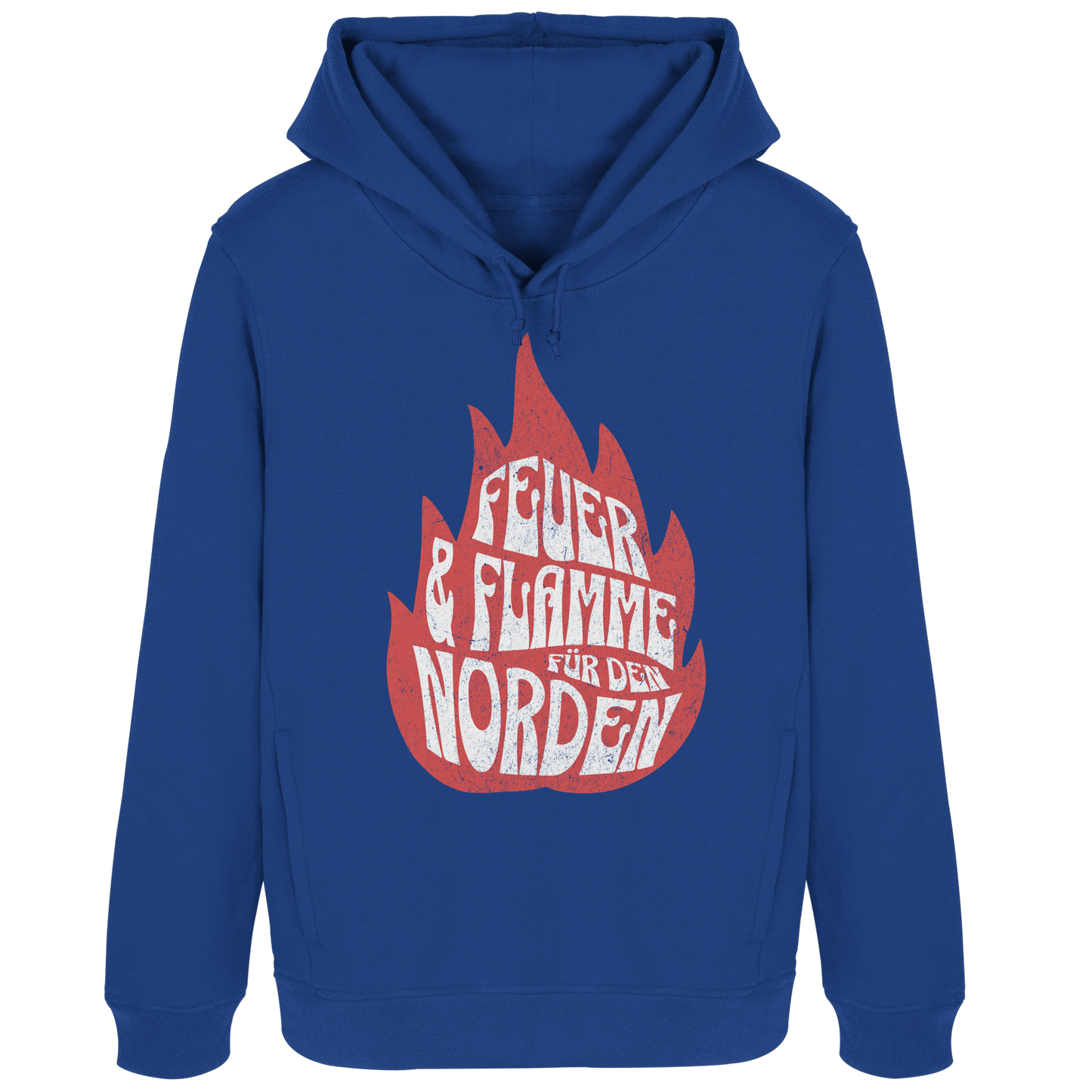 Feuer und Flamme für den Norden - Damen Bio Hoodie